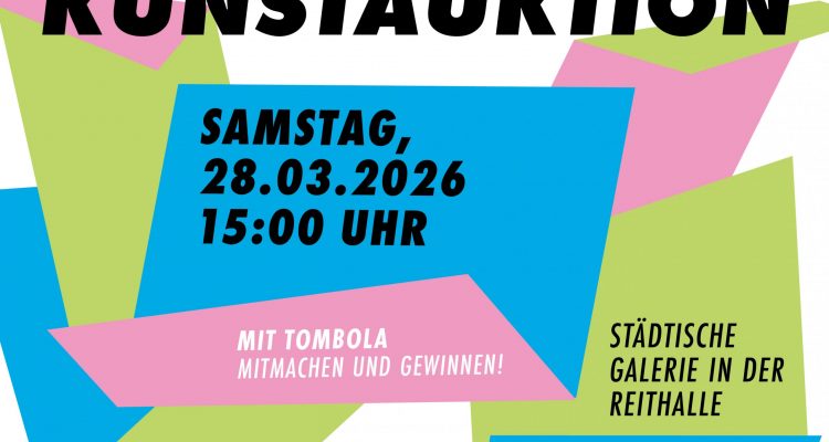 Kunstversteigerung in der Städtischen Galerie in der Reithalle